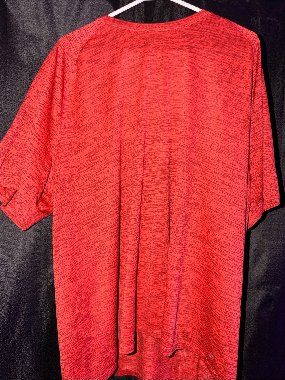 Xersion Red Heathered Short-Sleeve Athletic Tee